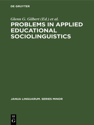 cover image of Problems in Applied Educational Sociolinguistics